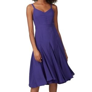 Prabal Gurung Purple Midi Dress